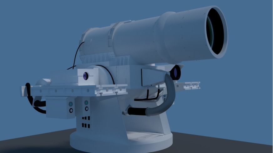 laser turret XN-1 LAWS model 3D model_3