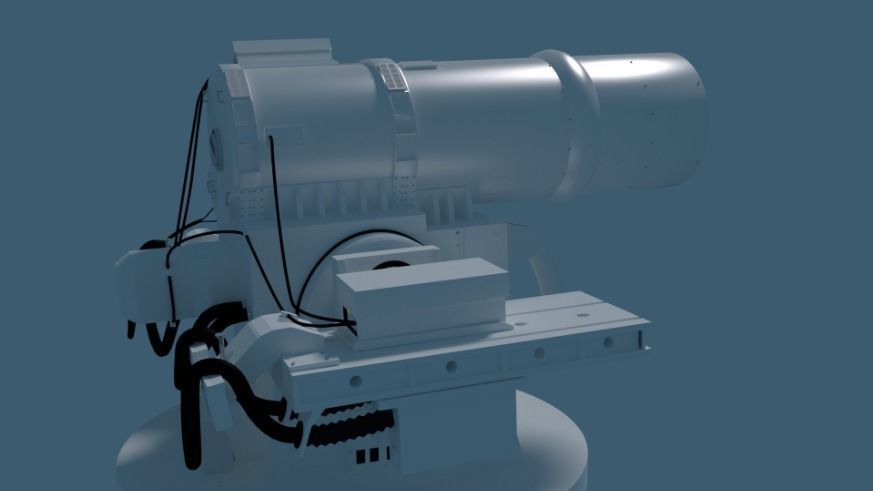 laser turret XN-1 LAWS model 3D model_2
