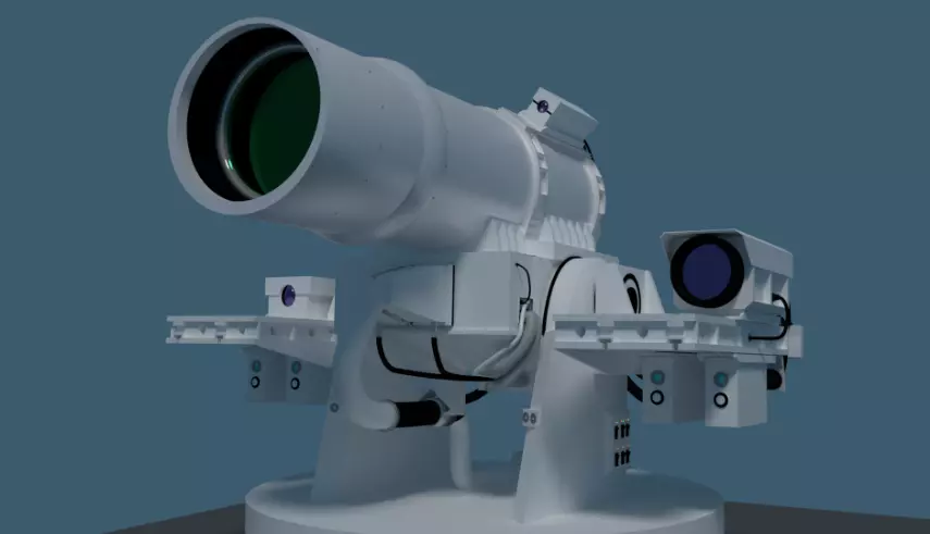 laser turret XN-1 LAWS model 3D model_0