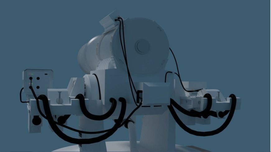 laser turret XN-1 LAWS model 3D model_1