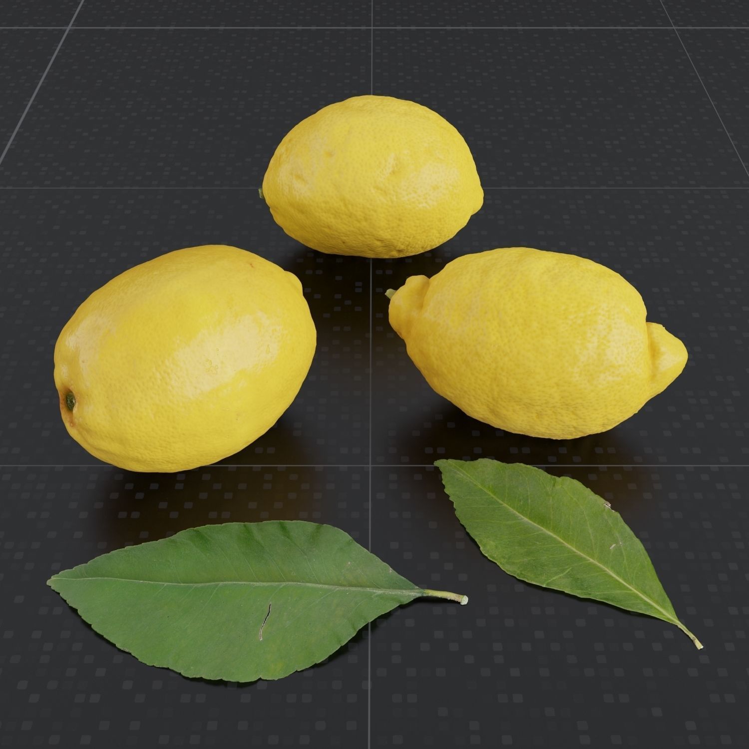 Fruit Set 01 3D model_1