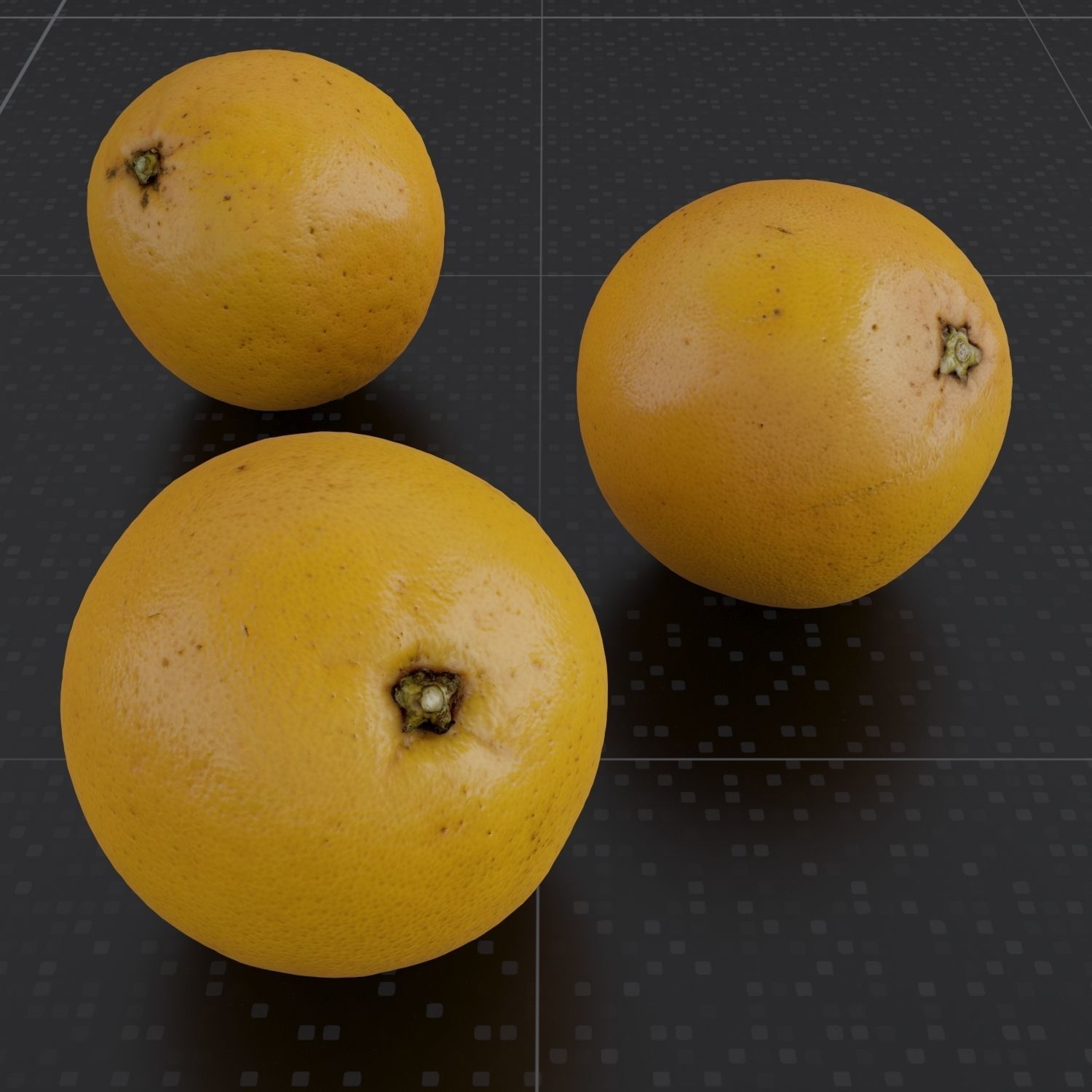 Fruit Set 01 3D model_3