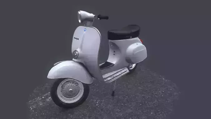 Vespa Primavera  Low-poly 3D model