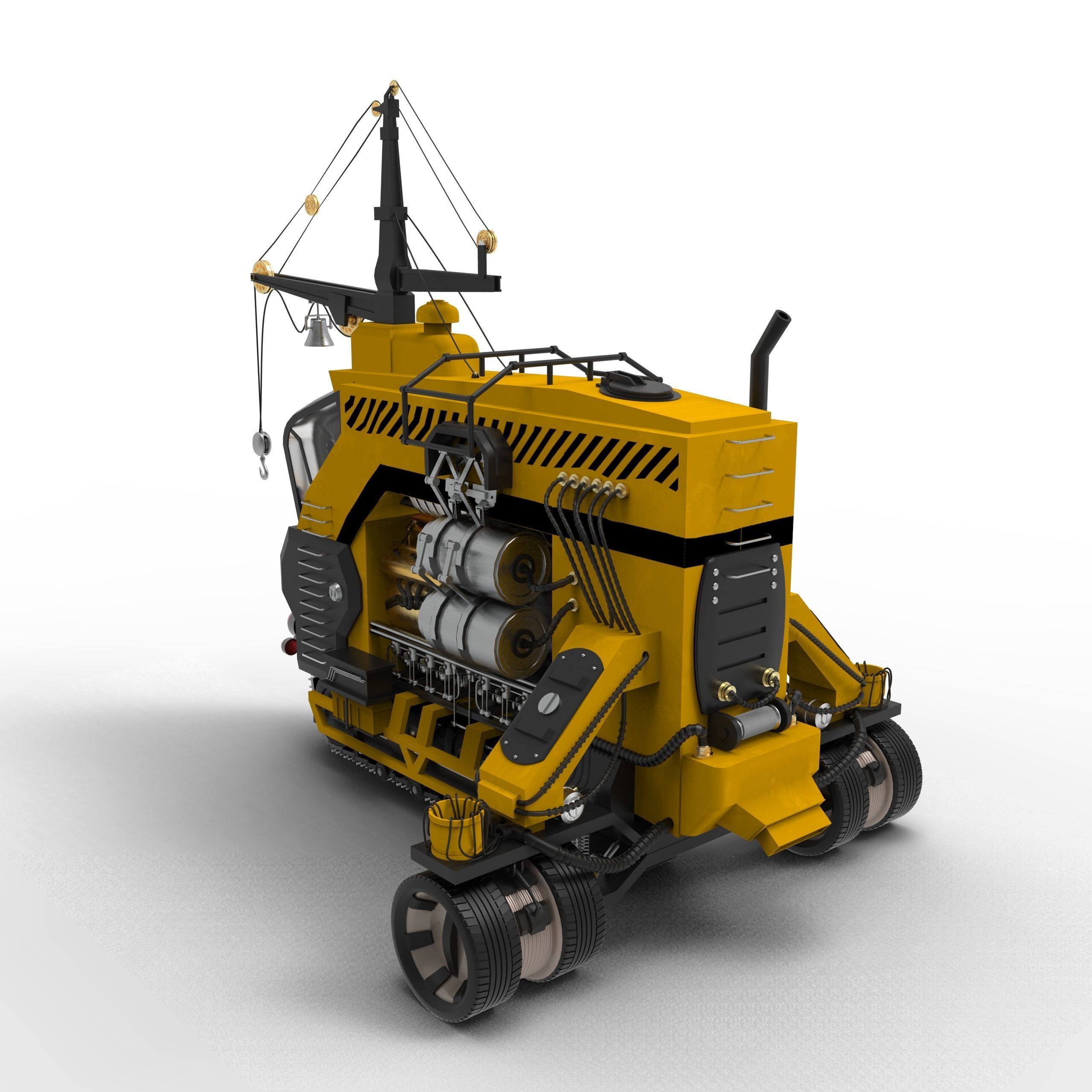 3D Concept Vehicle  3D model_2