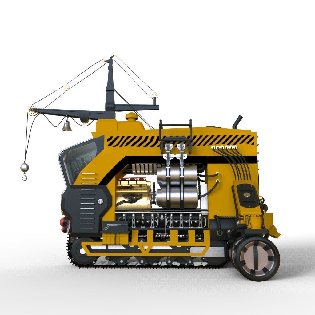 3D Concept Vehicle  3D model_5