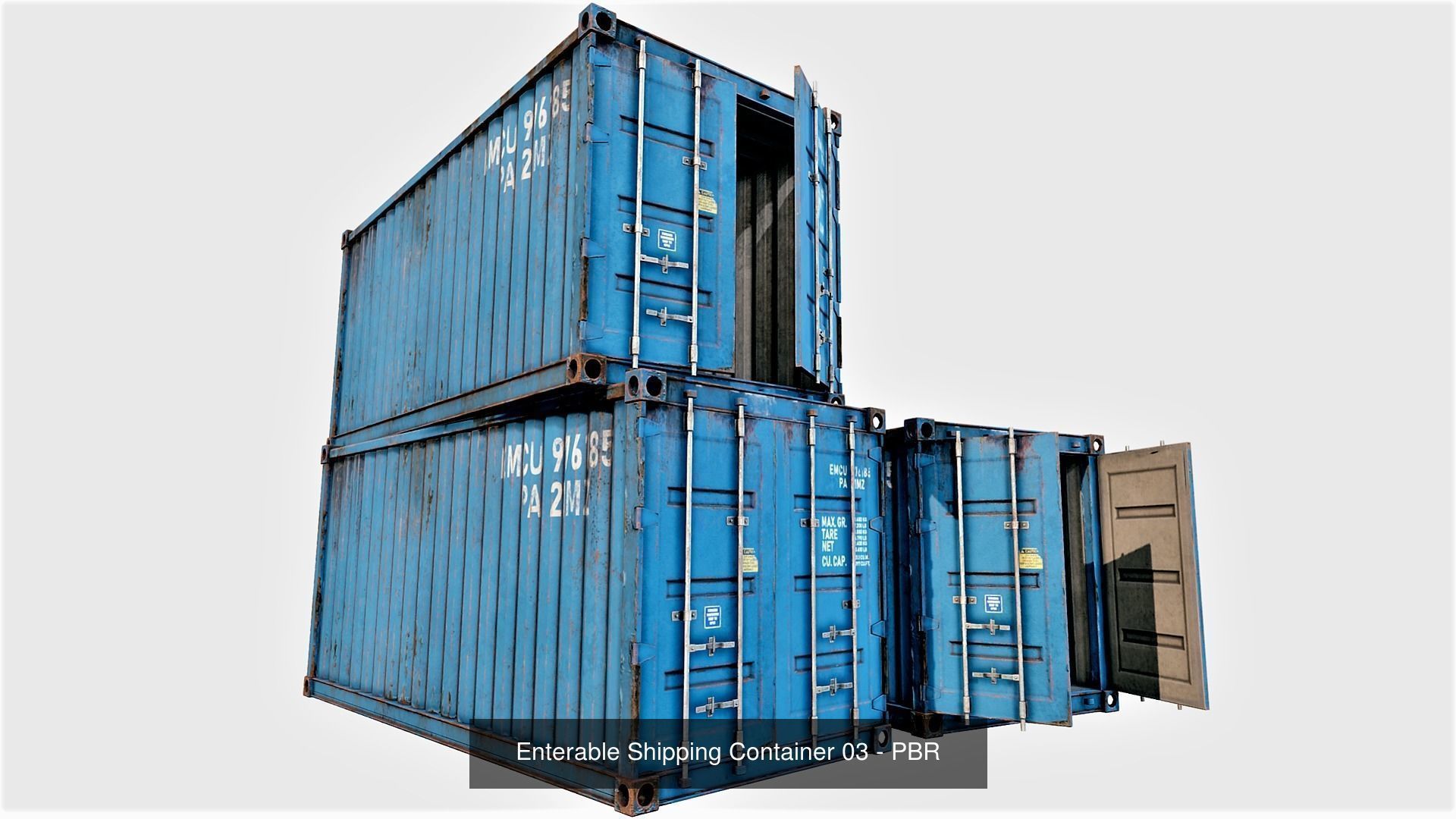Enterable Shipping Containers Collection - PBR _3
