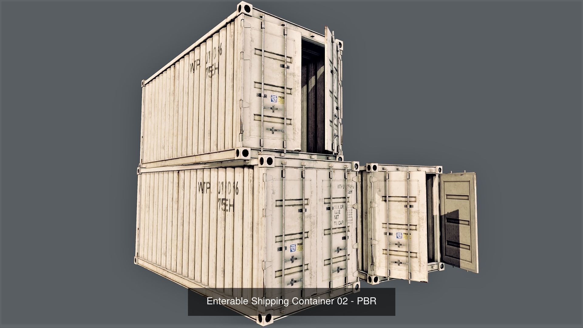 Enterable Shipping Containers Collection - PBR _2