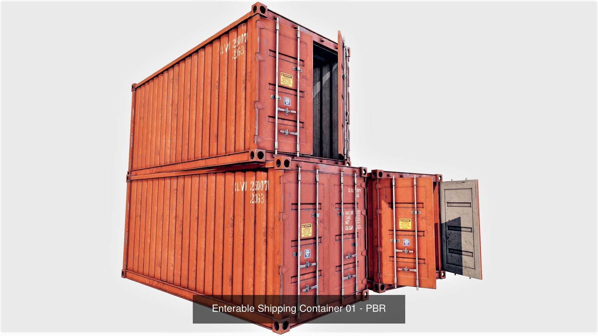 Enterable Shipping Containers Collection - PBR _1