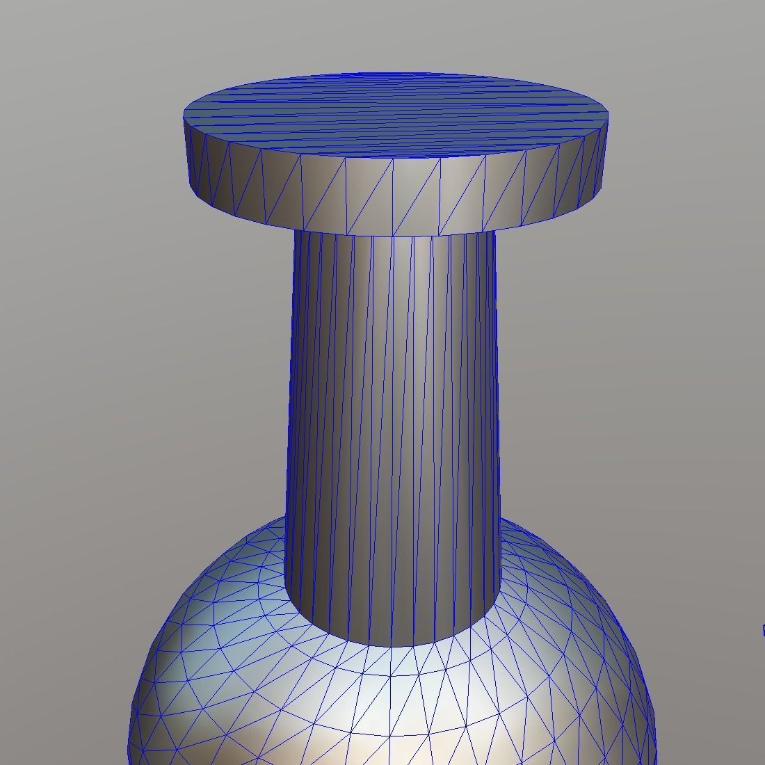 Thumb Tack Low-poly 3D model_13