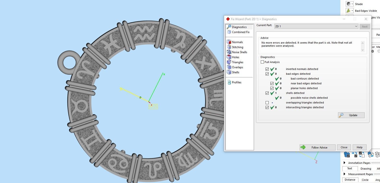 Pendant with the zodiacs 3D print model_9