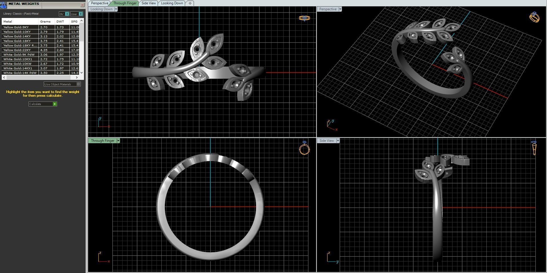 ring sprig 3D print model_4