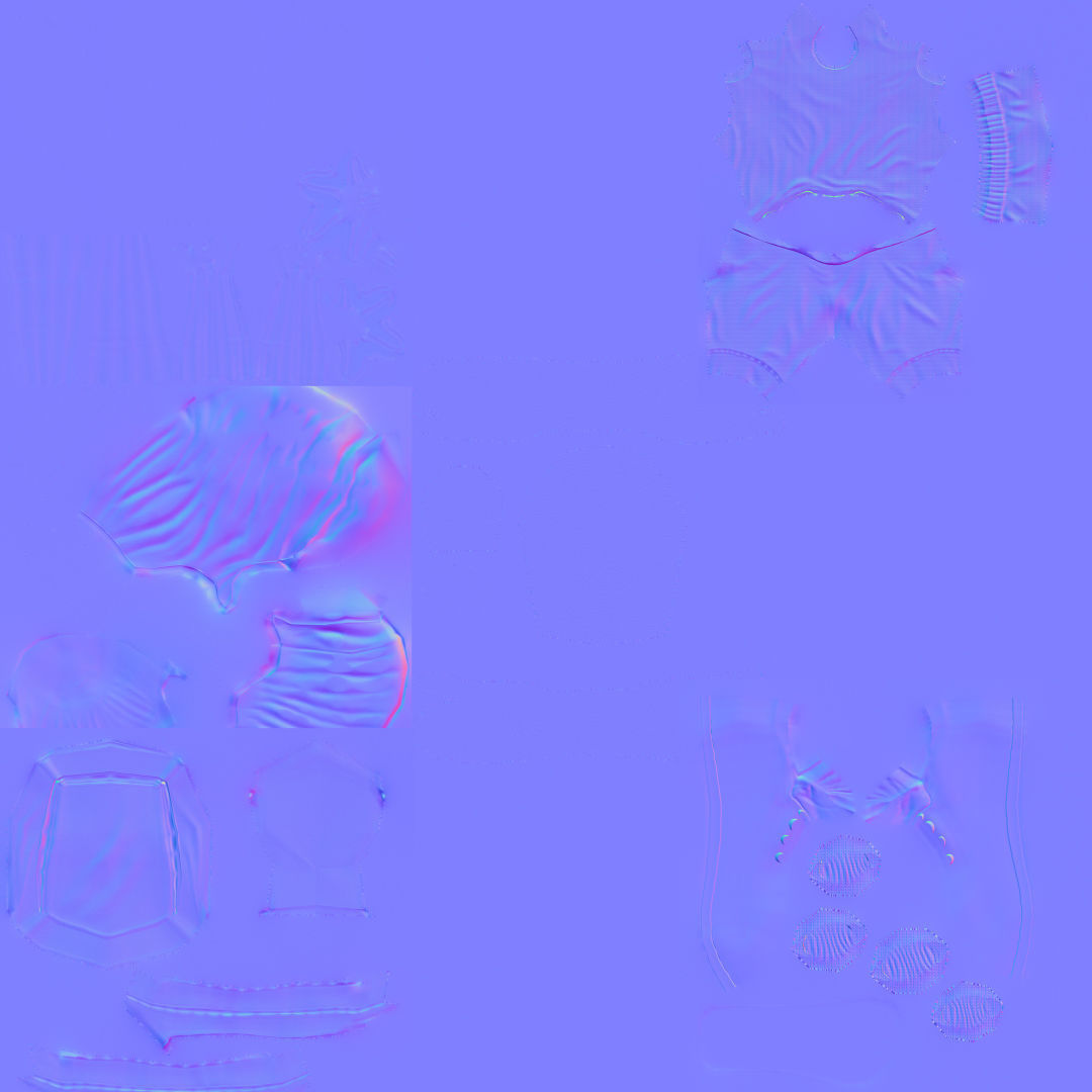 Cartoon Boy Low-poly 3D model_16