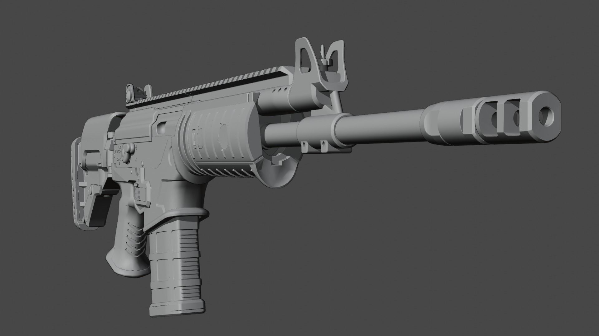 IWI Galil ACE Rifle NATO 3D model_2