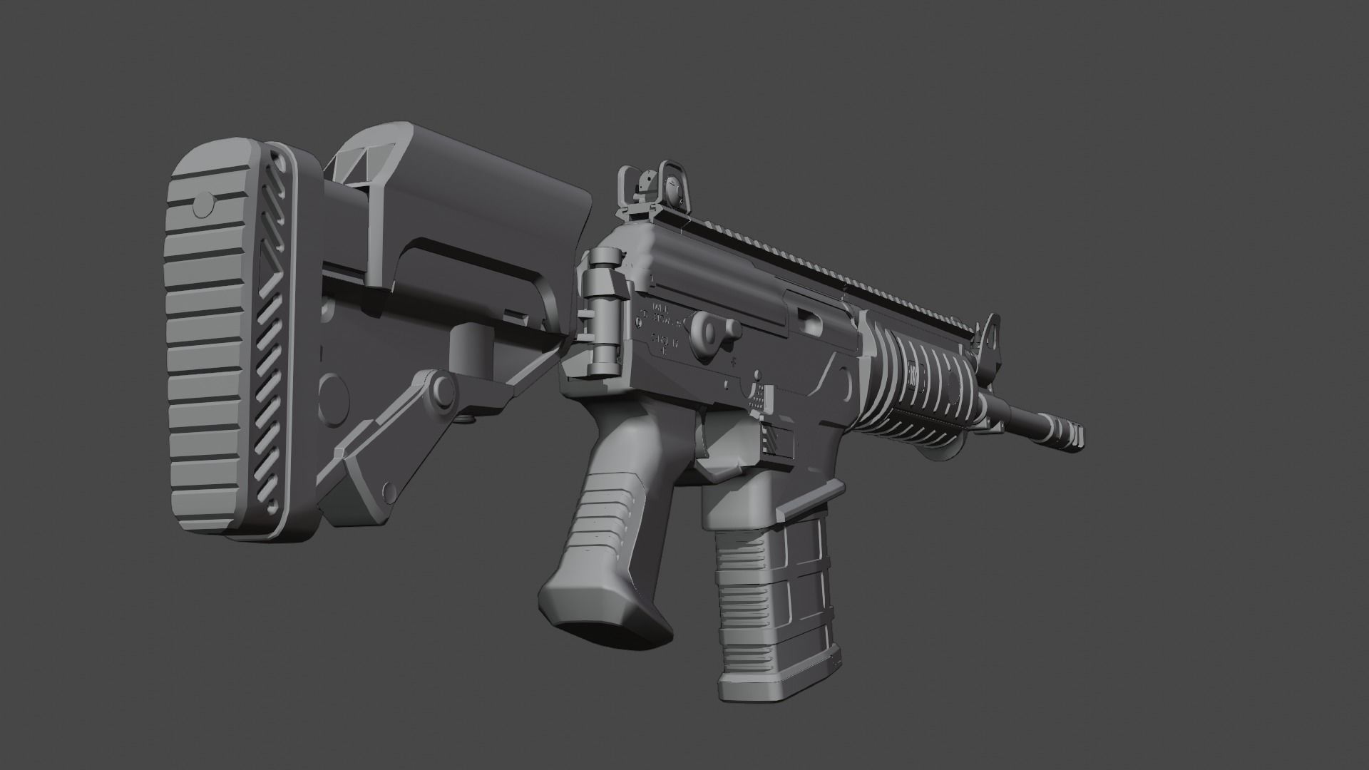 IWI Galil ACE Rifle NATO 3D model_3