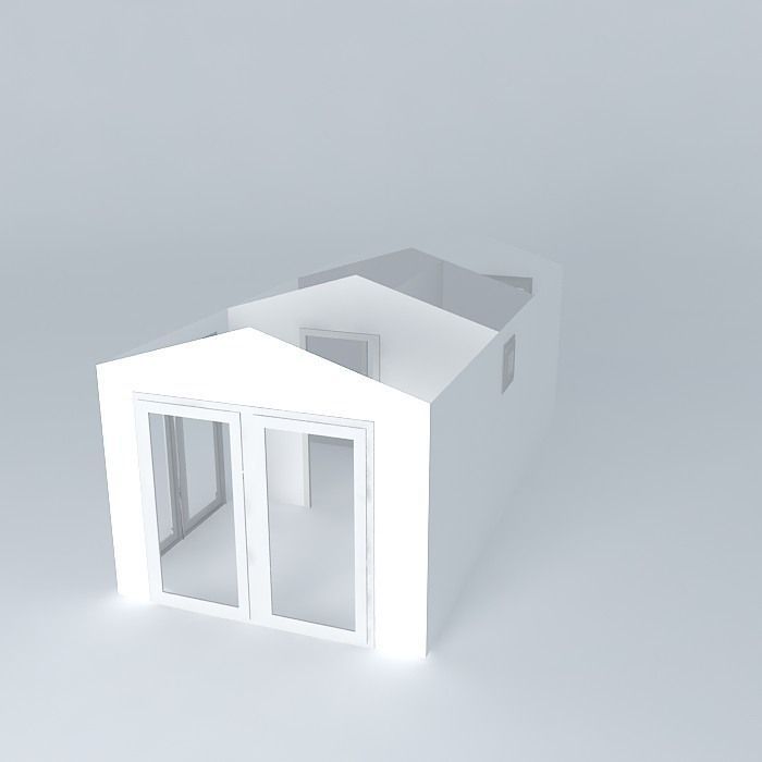 House section Free 3D model_1