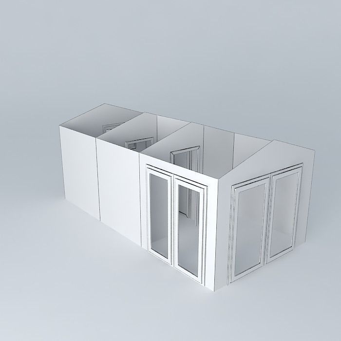 House section Free 3D model_4