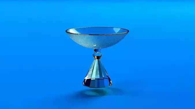 Crystal Glass 3D model