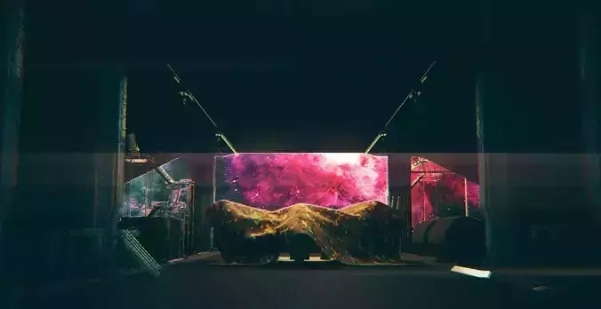 Sci Fi Space Hangar-PBR