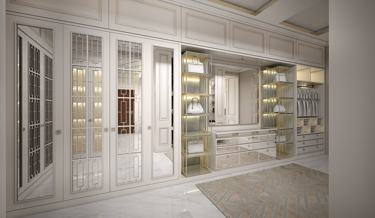 Contemporary Classic Bedroom  3D model_8