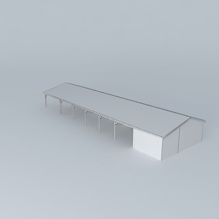 House section Free 3D model_4