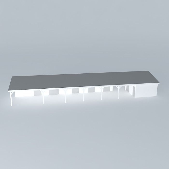 House section Free 3D model_2
