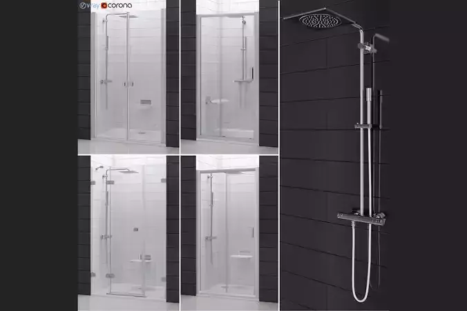 Set of shower doors RAVAK set 53