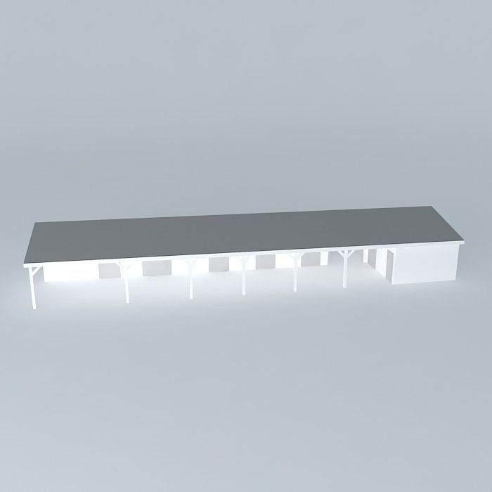 House section Free 3D model_2