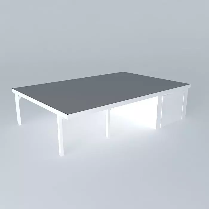 Garage and carport Free 3D model_0