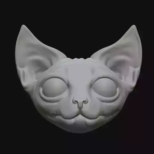 Sphynx Cat 3D print model
