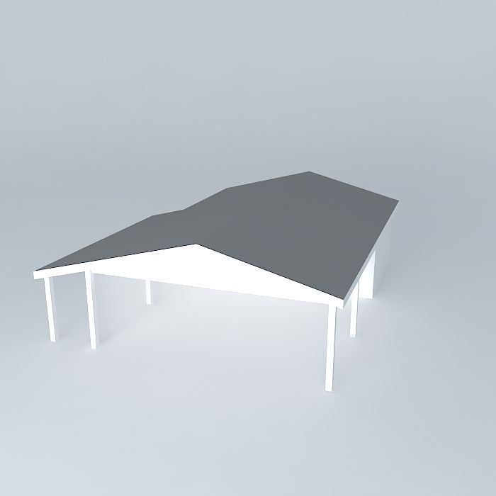 House section Free 3D model_1