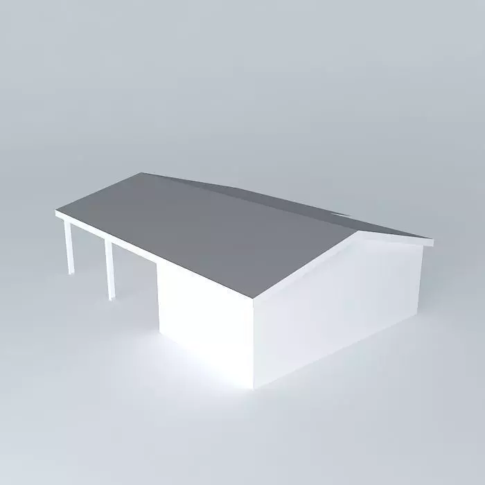 House section Free 3D model_0