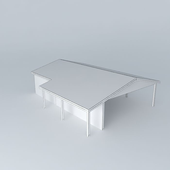 House section Free 3D model_4