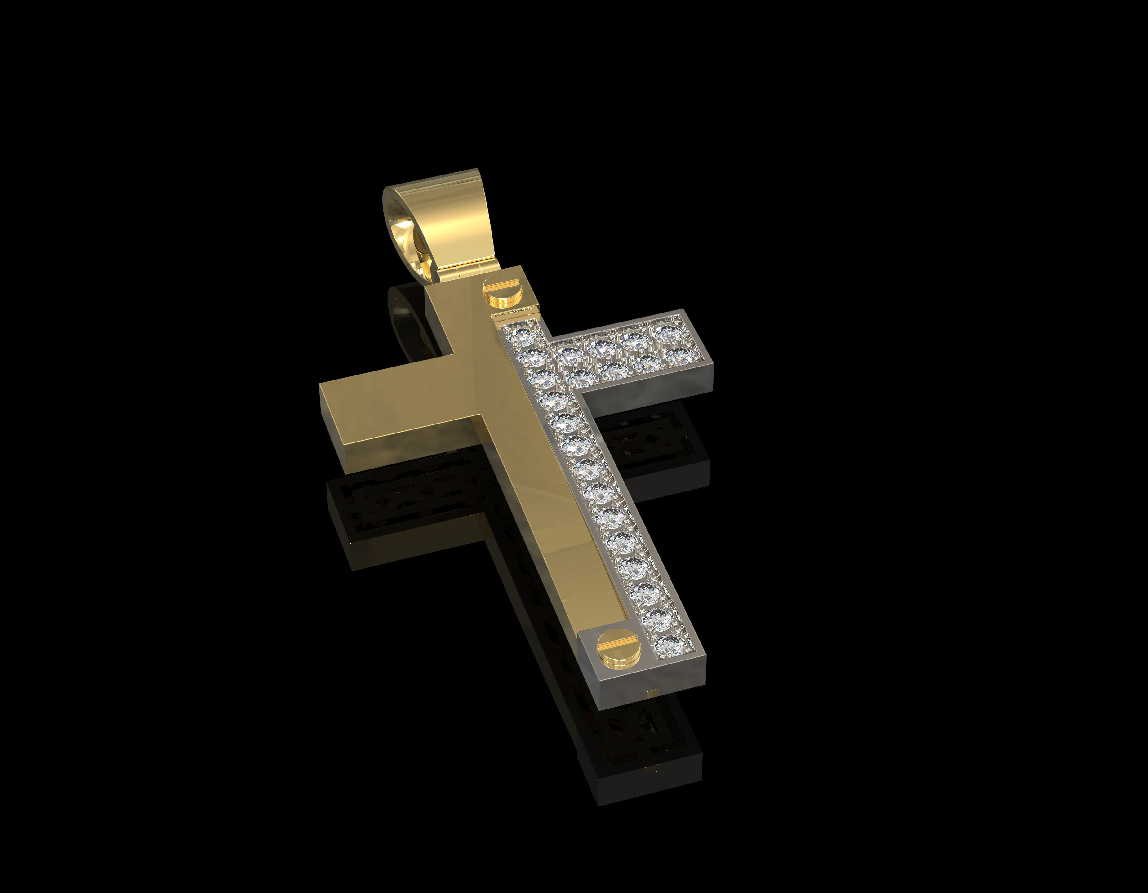 Cross 002 3D print model_1