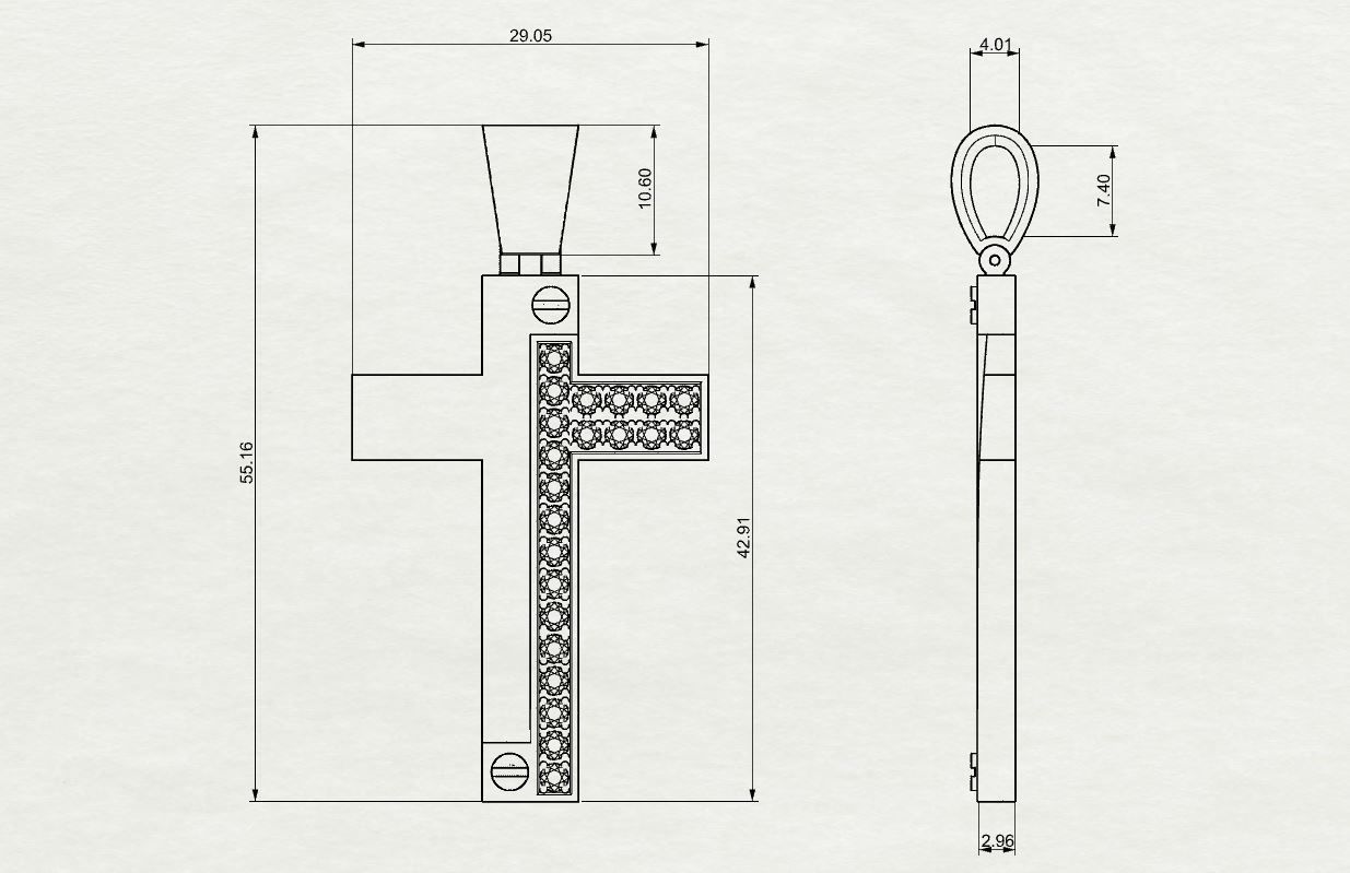 Cross 002 3D print model_9