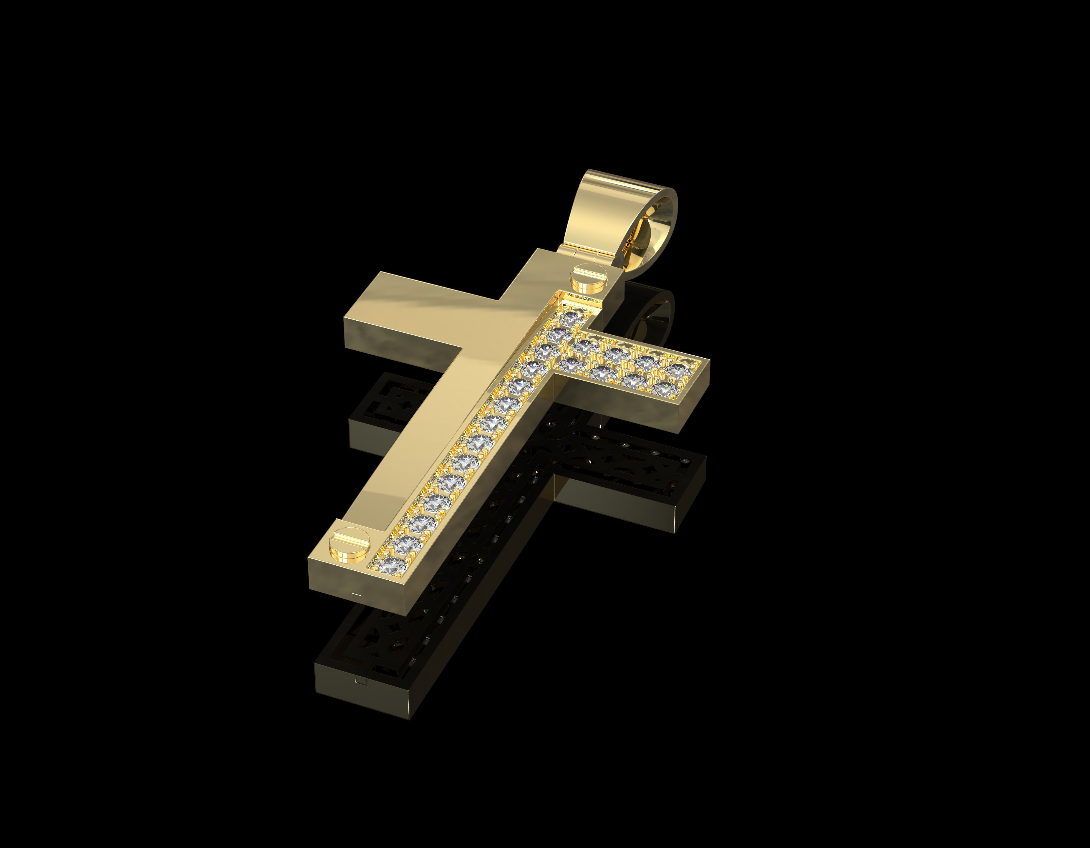 Cross 002 3D print model_2