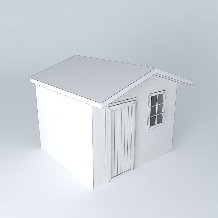 Tool house Free 3D model_4