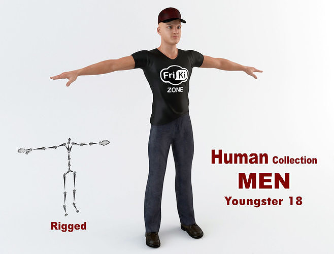 Youngster 18 3D model
