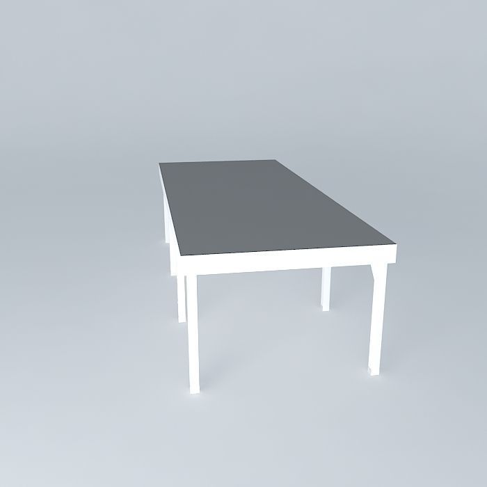 Carport table Free 3D model_2