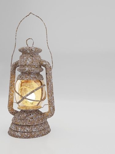 Decorative Colorful Lantern Lamp 3D model