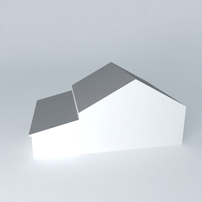 Carport barn Free 3D model_2