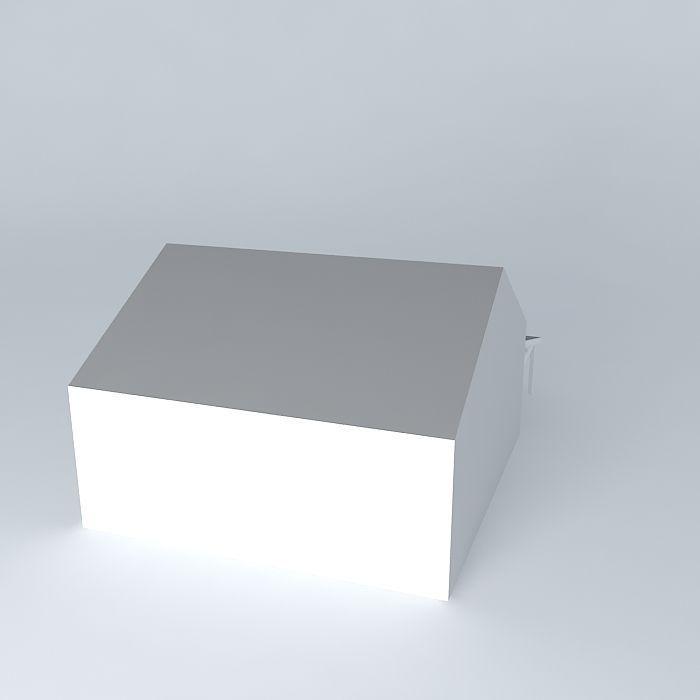 Carport barn Free 3D model_1