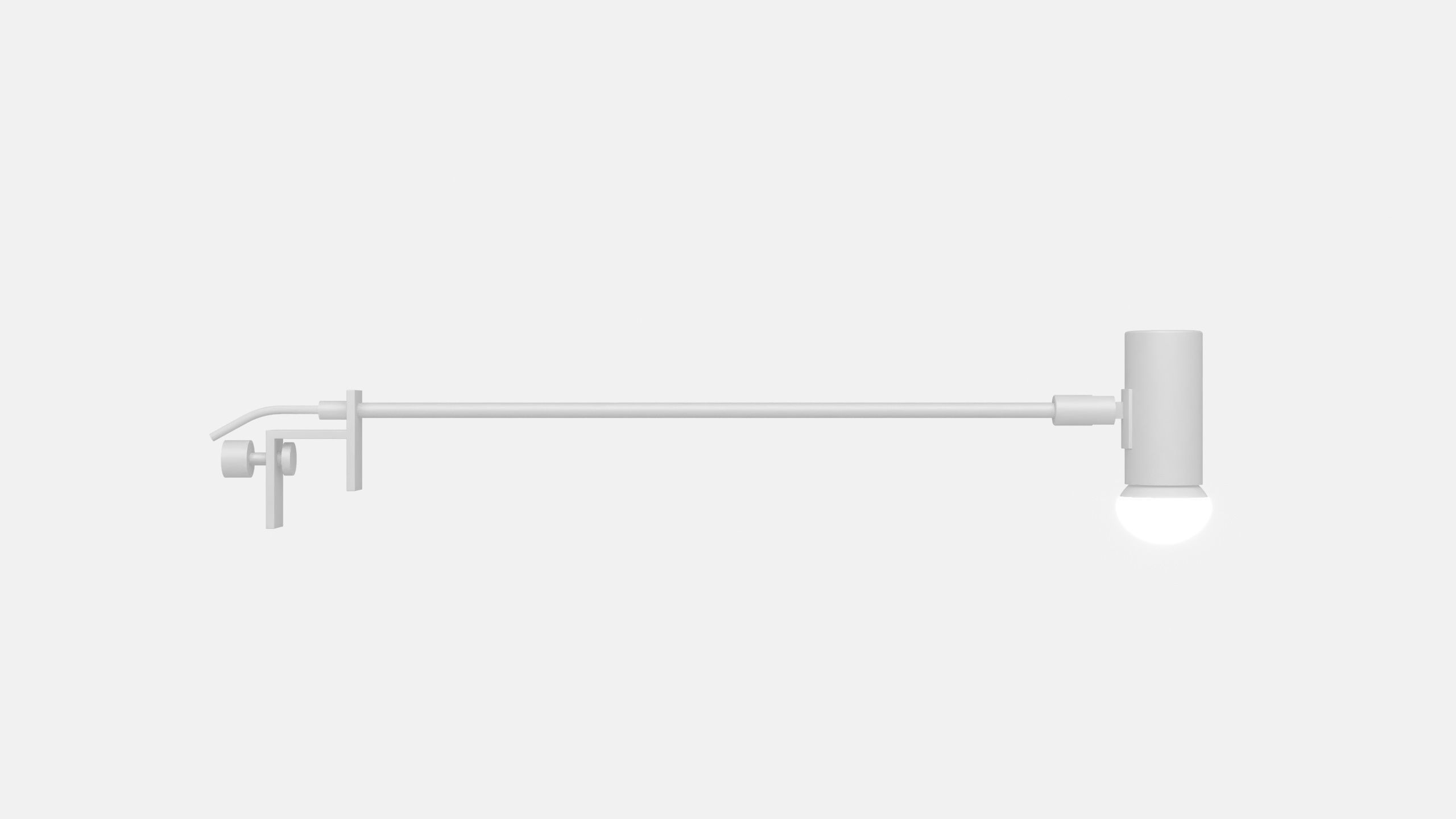 Standard LED Arm Spot 470mm 3D model_3