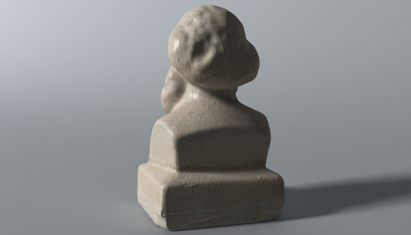 Karl Marx Bust 3D model_2
