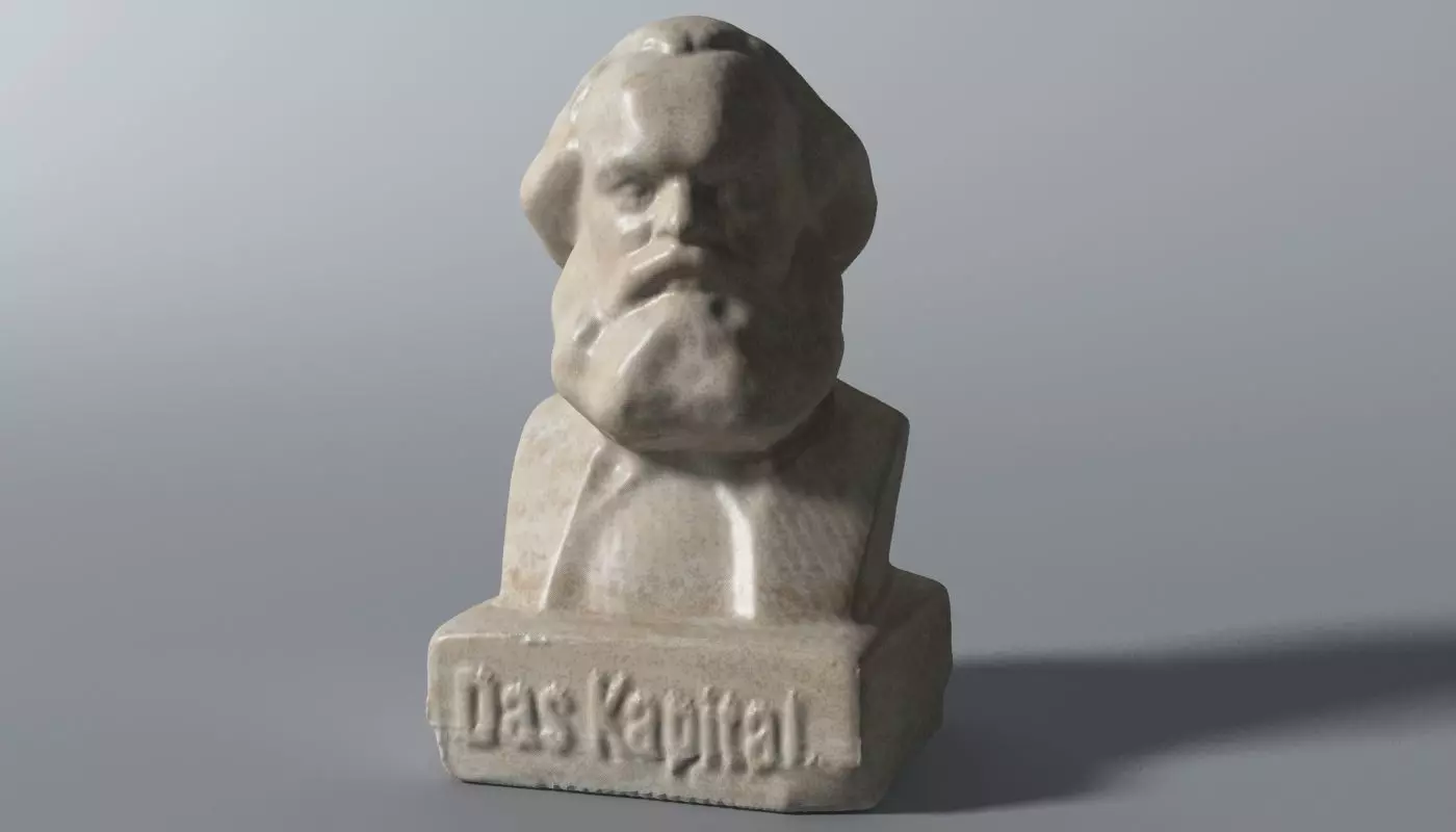 Karl Marx Bust 3D model_0