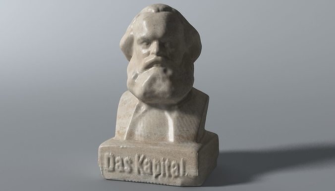 Karl Marx Bust 3D model