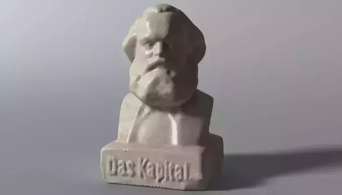 Karl Marx Bust 3D model