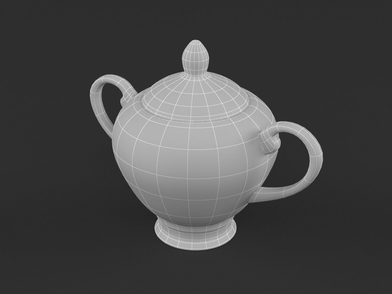 Coffee Cup and Saucer Set 3D model_15