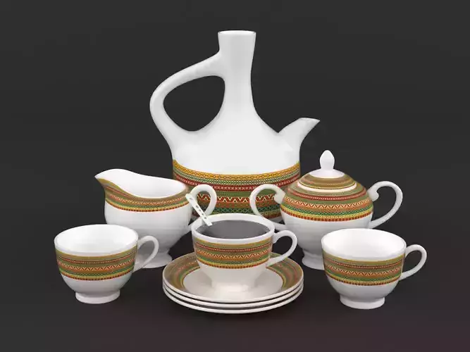 Coffee Cup and Saucer Set