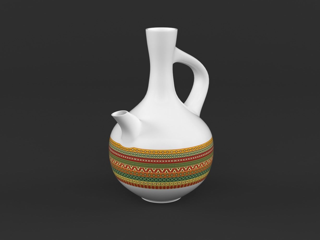 Coffee Cup and Saucer Set 3D model_2