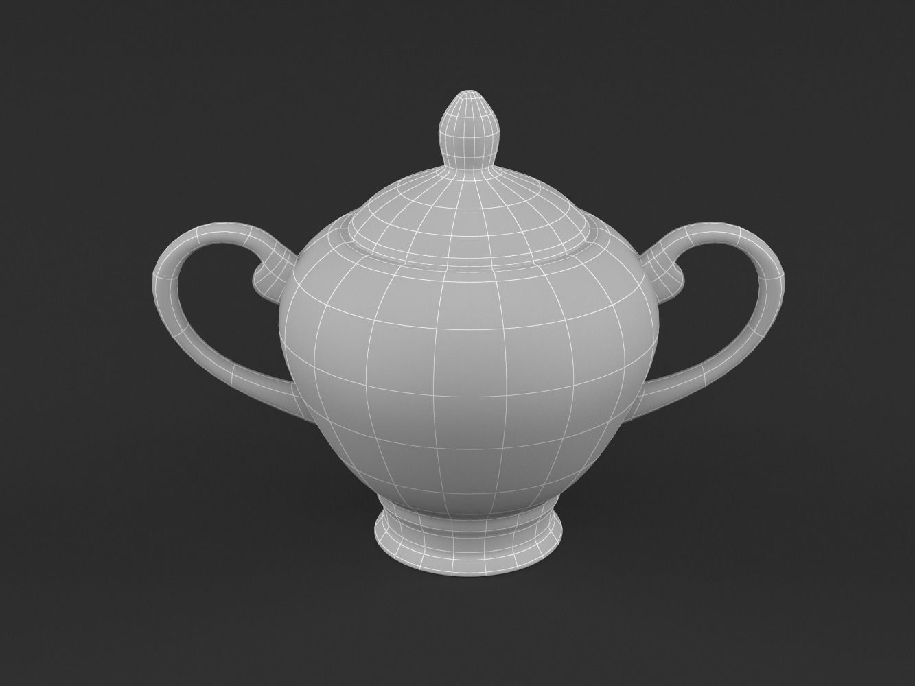 Coffee Cup and Saucer Set 3D model_14